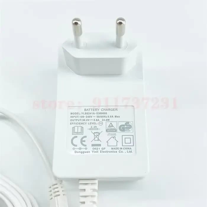 Adaptateur secteur avec prise ue pour aspirateur à main sans fil Dreame V9 V11 V11SE V12
