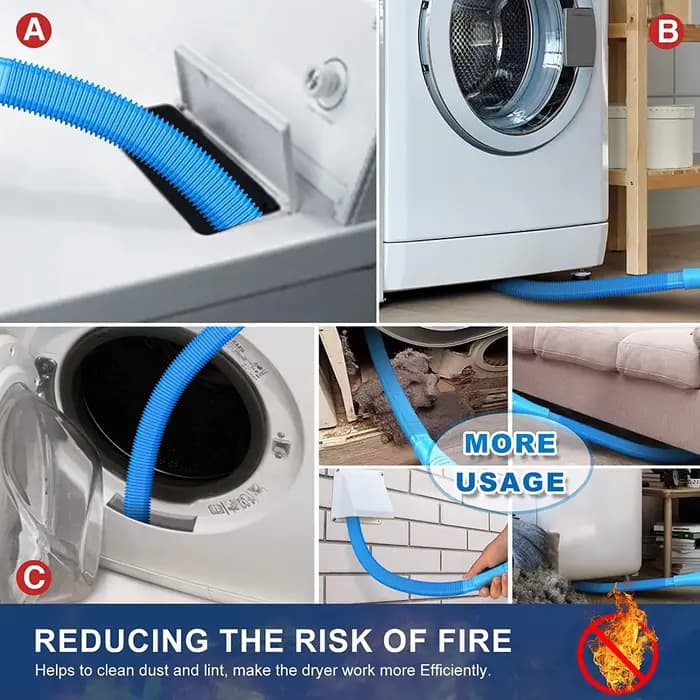 Accessoire de nettoyage de ventilation de sèche-linge