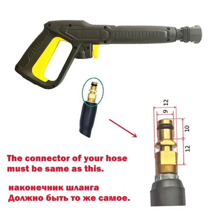 Pistolet nettoyeur haute pression pour Karcher K2