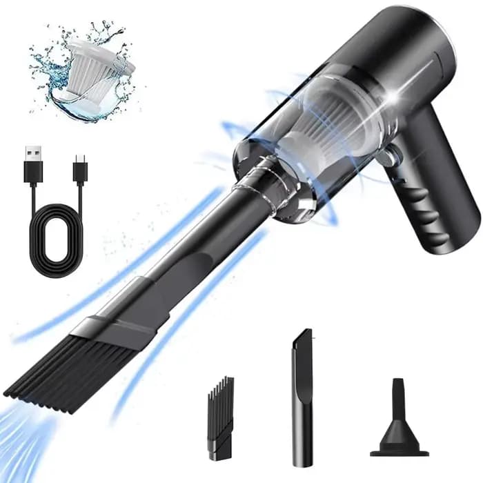 1pc aspirateur sans fil double usage pour la maison et la voiture 120W haute puissance