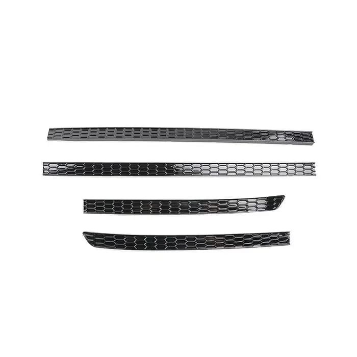Accessoires de voiture noirs pour VW Tiguan r-line 2017 2018 2019 2020 2021 2022 2023, garniture de couvercle de phare antibrouillard pour pare-chocs arrière extérieur