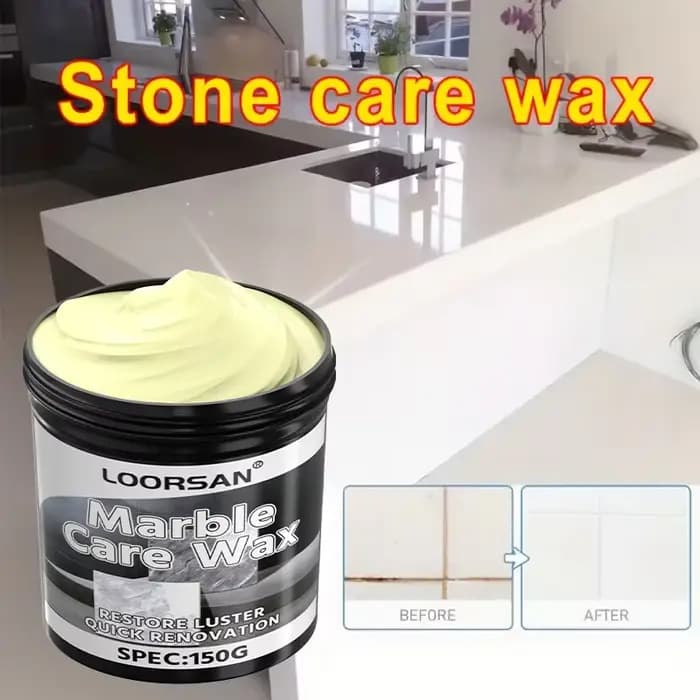 LOORSAN 150ML Cire Nettoyante et Polissante pour Pierre