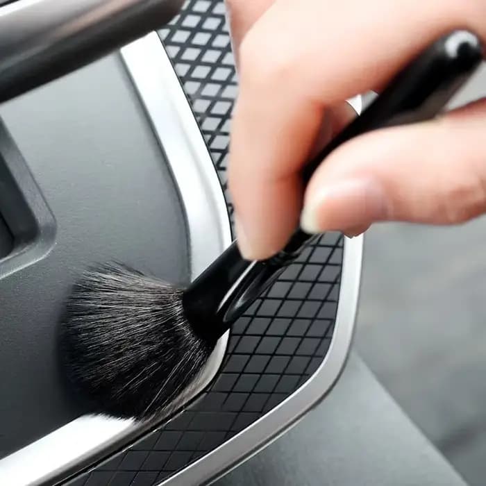 Outil de brosses pour livres d'intérieur de voiture, tableau Prada, plumeau de sortie d'air, brosses à poils portables, brosse de détail propre, accessoires automobiles