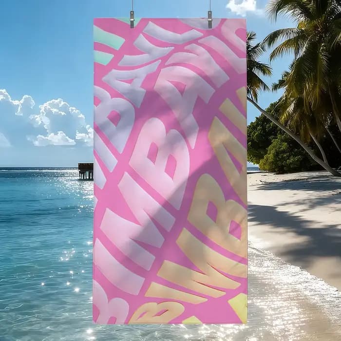 Serviette de plage B-Bimba légère et douce pour la peau