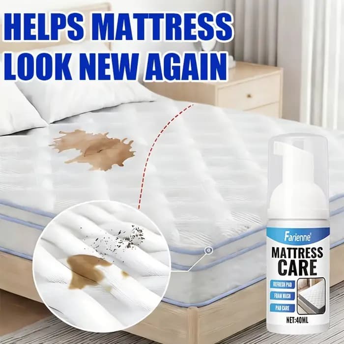 FARIENNE Nettoyant puissant pour matelas sans eau à haute mousse - Formule douce