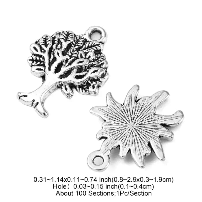 100 style aléatoire alliage petit pendentif bricolage petits accessoires accessoires Bracelet collier pendentif porte-clés accessoires pendentif