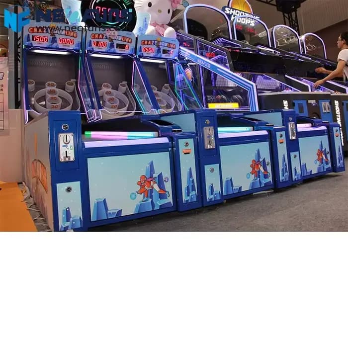 Machine à percer les balles de bowling, jeu de bowling d'intérieur pour 3 joueurs, pour centre de divertissement, personnalisable