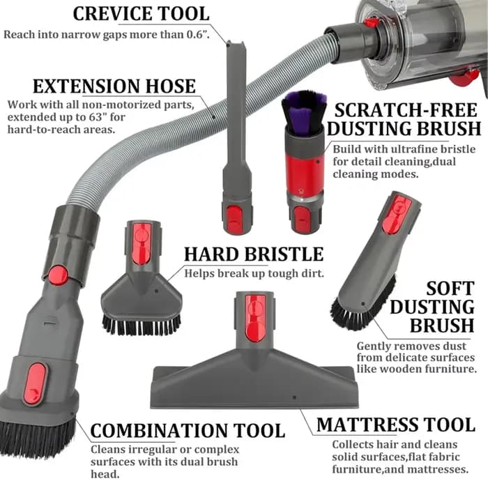 Kit de fixation pour aspirateur Dyson Gen5 V15 V12 V11 V10 V7 V8
