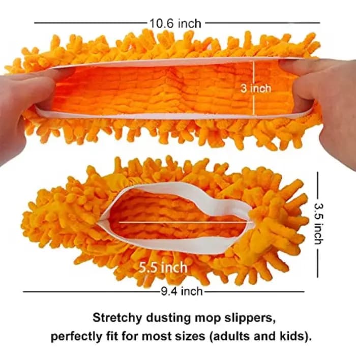 Pantoufles de vadrouille en microfibre réutilisables