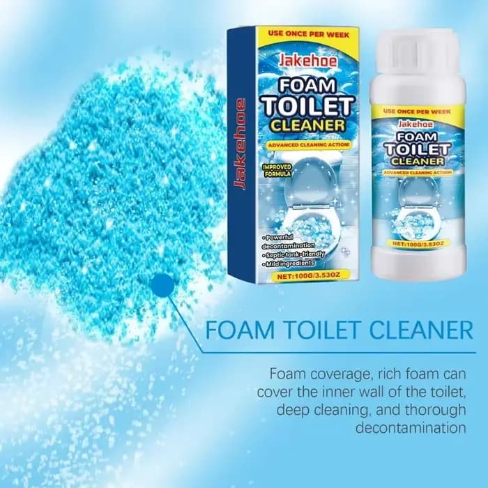 Nettoyant pour toilettes en mousse
