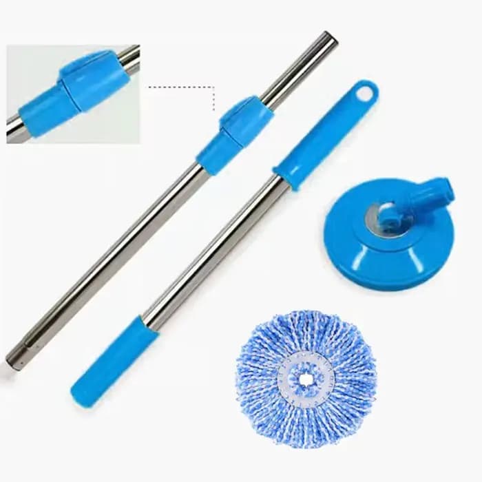 Poignée de remplacement pour mât de vadrouille rotative