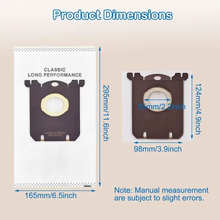Sacs d'aspirateur pour Electrolux S-Bag