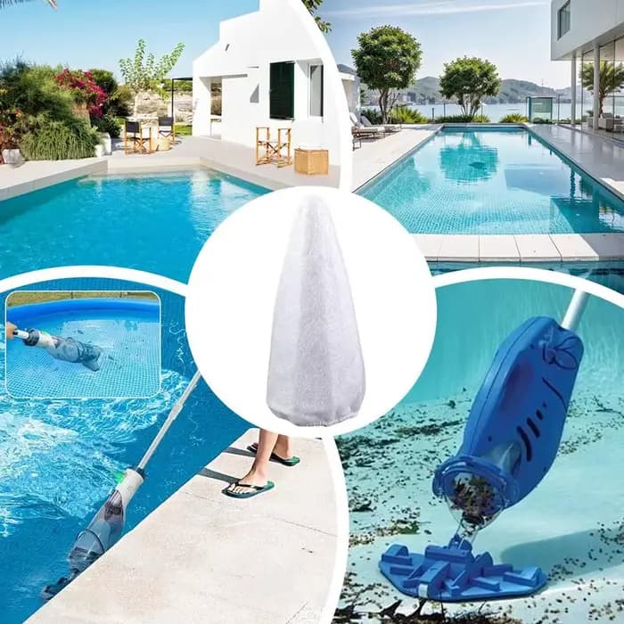 Filet d'aspirateur à mailles fines pour livres de piscine