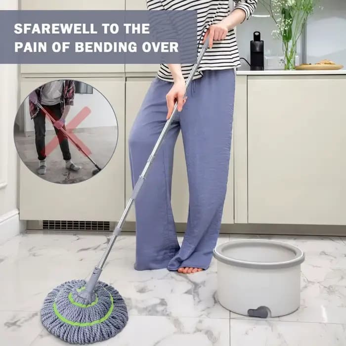 Vadrouille paresseuse à essorage automatique