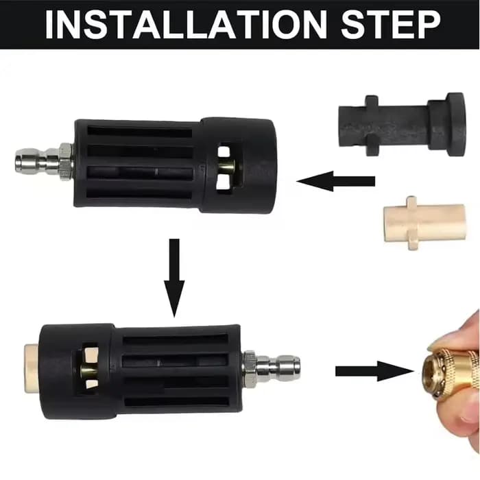 Adaptateur pour nettoyeur haute pression 1/4 Quick Allergic