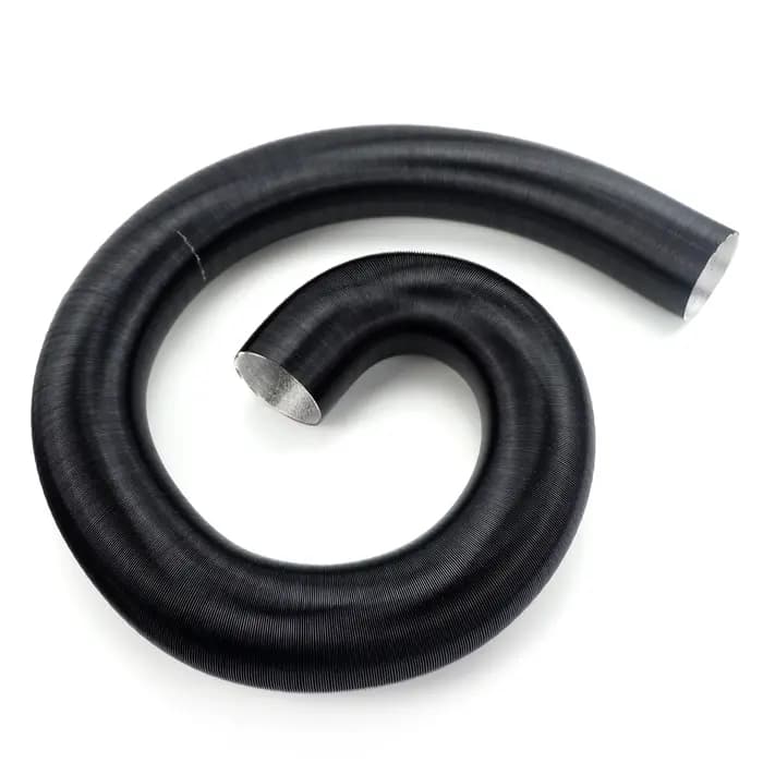 Diamètre intérieur 42 mm / 51 mm / 60 mm / 75 mm, tuyau de ventilation de 300 cm, noir, pour chauffage au diesel