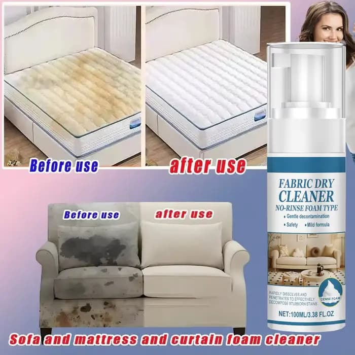 Nettoyeur à sec en mousse pour canapé en tissu