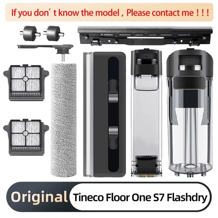 Pour Tineco Floor ONE S7 FlashDry/Switch S7 rouleau brosse HEPA filtre réservoir d'eau remplacement aspirateur nettoyeurs accessoires