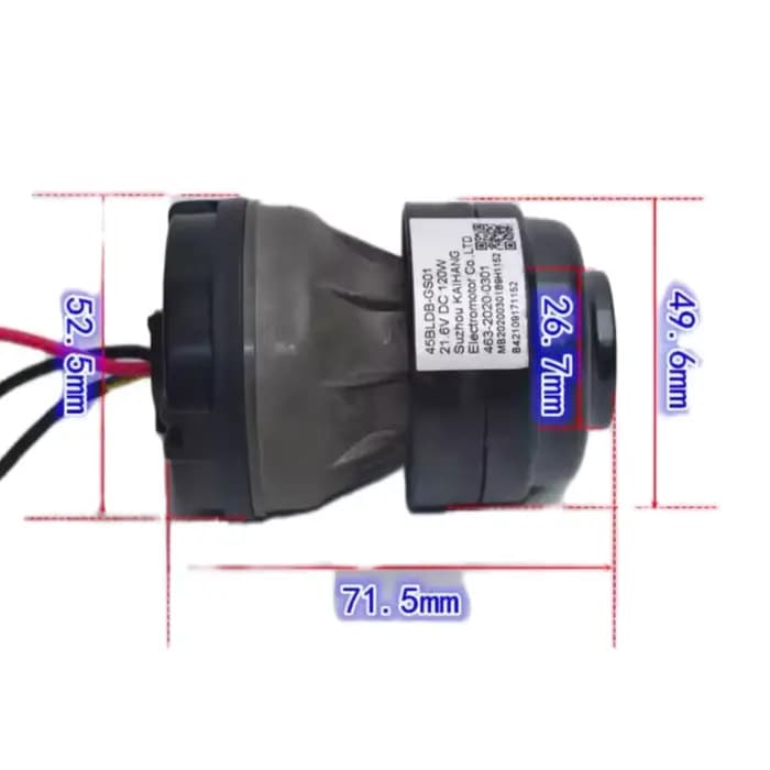 Moteur d'aspirateur d'origine pour Tineco S5 COMBO