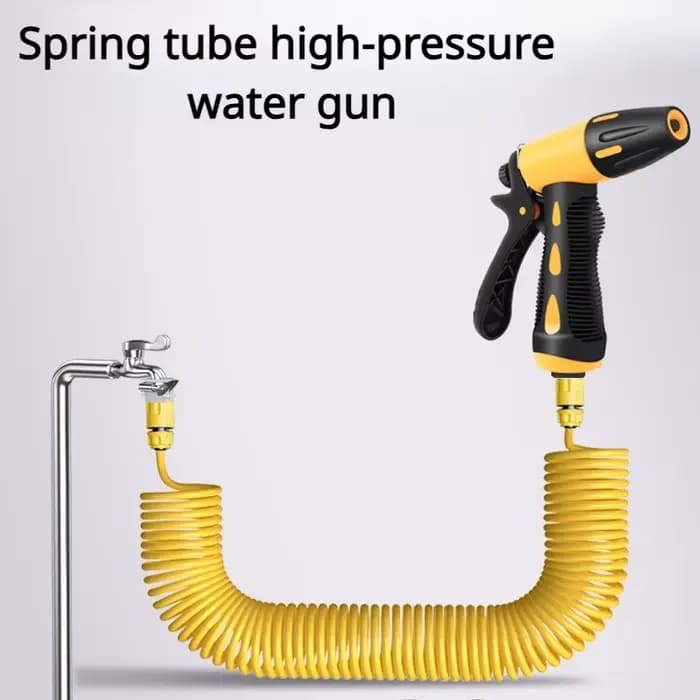 Tuyau d'eau télescopique de 10 à 30 mètres avec buse haute pression