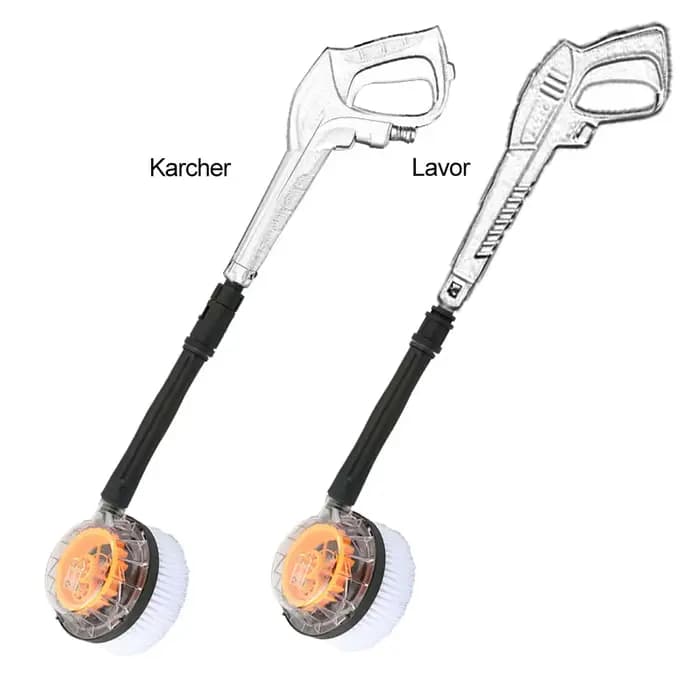 Brosse de lavage à haute pression rotative