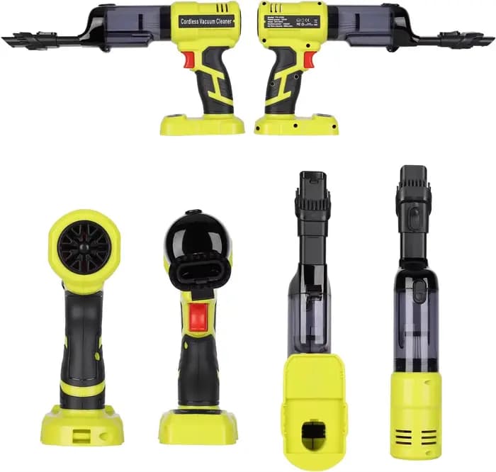 Aspirateur à main sans fil compatible avec les batteries Makita/Milwaukee/Dewalt/Bosch/Ryobi 18V