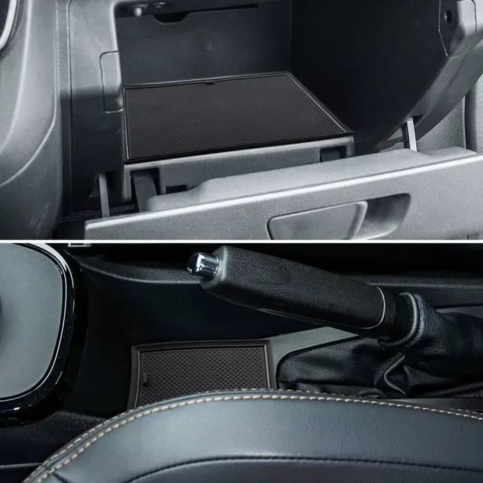 Tapis de porte de voiture à rainure, pour Dacia Spring Electric 2022 2023 2024, tampons de fente antidérapants pour Renault Kwid e-tech, accessoires