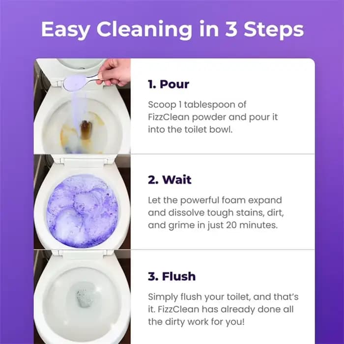 Nettoyant pour toilettes et urinoirs contre les odeurs et la saleté