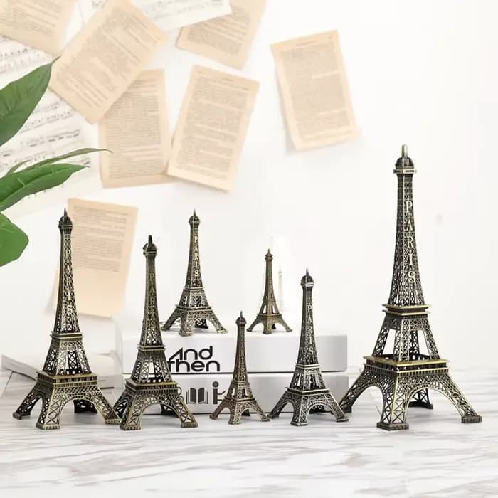 Tour Eiffel de Paris, artisanat en métal, accessoires de décoration pour la maison, Figurine, modèle Souvenir, cadeau, décor de bureau, tour Eiffel