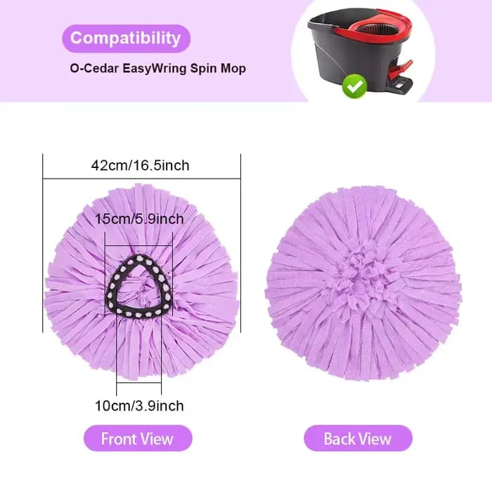Recharges de vadrouille en microfibre de remplacement de tête