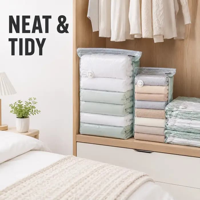 Sacs de rangement sous vide extra grands