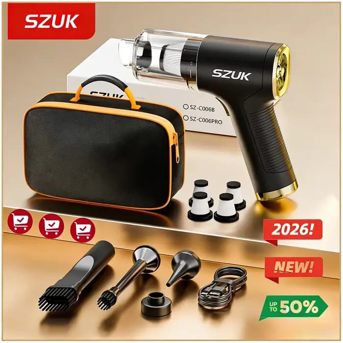 SZUK 2026 Nouvel mini aspirateur sans fil