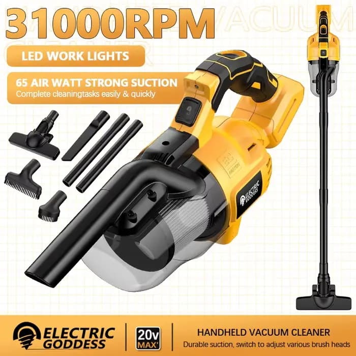 EG 16000PA grande aspiration sans fil aspirateur électrique collecteur de poussière