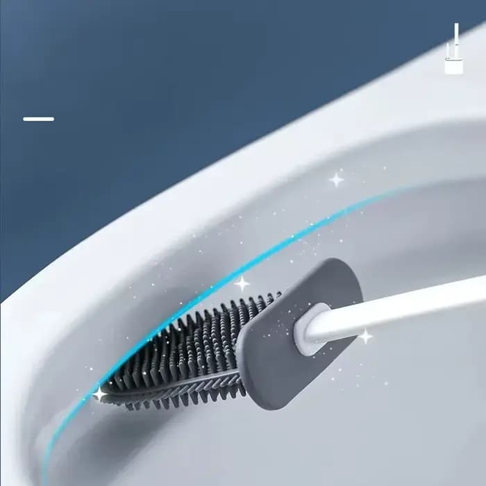 Brosse de toilette sans angles morts