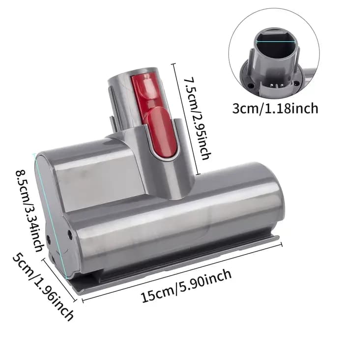 Mini tête d'aspirateur pour aspirateur sans fil Dyson V7 V8 V15 V10 V11