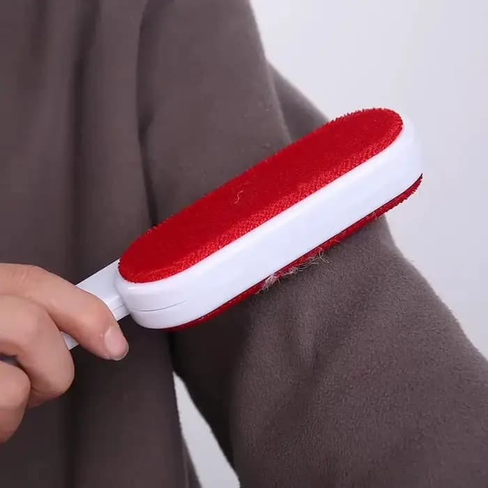 Rouleau anti-peluches autonettoyant, brosse dépoussiérante sur 2 côtés, dissolvant de poils d'animaux, pour enlever les poils de chien et de chat, du canapé, des tapis et des vêtements
