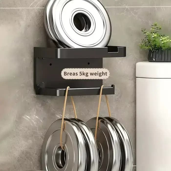 Porte-papier hygiénique facile à installer – Organisateur mural