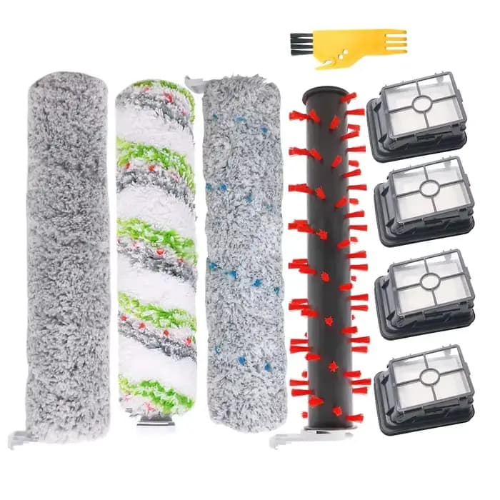 Jeu de filtres à brosse à rouleau 2554A pour aspirateur sec et humide Bissell Crosswave sans fil série Max 2554 2590 2593 2596