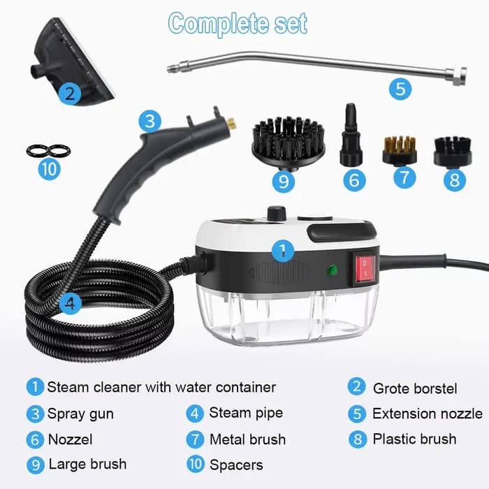 Nettoyeur vapeur haute pression portable pour la maison