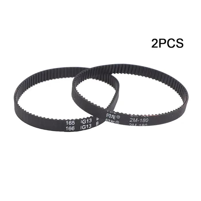 Accessoire pour aspirateur-2 pièces 2M/2GT 140-180mm courroie d'entraînement de synchronisation périmétrique