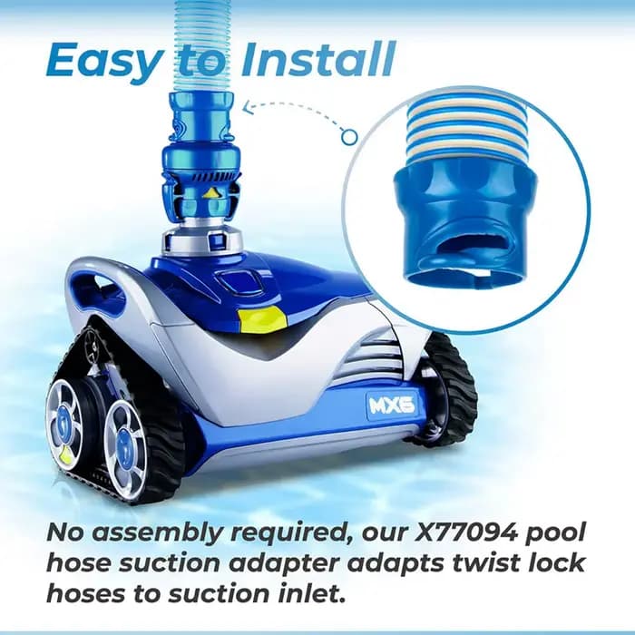 Adaptateur de tuyau d'aspiration de piscine pour Zodiac