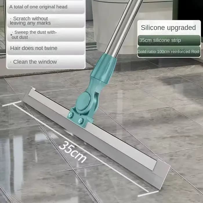 Balai d'essuie-glace en silicone pour le nettoyage du sol de la salle de bain