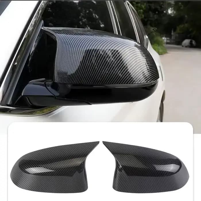 Couvercle de rétroviseur latéral de porte ABS, 2 pièces, pour BMW X3 G01 X4 G02 X5 G05 X6 G06 X G07 2018 – 2021, accessoires de style de voiture