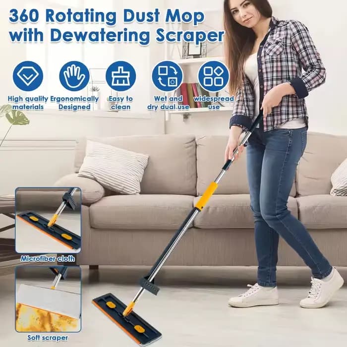 360 ° Vadrouille plate rotative
