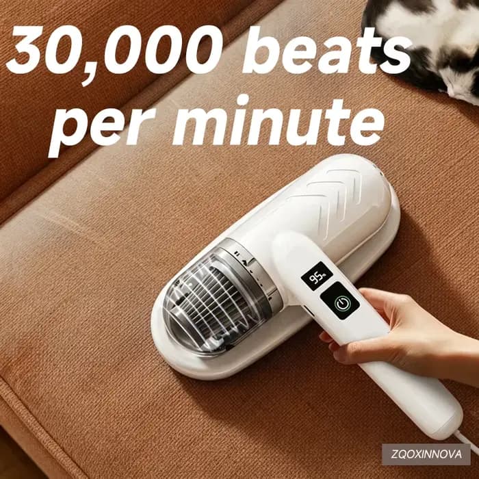 Aspirateur intelligent sans fil pour éliminer les acariens, nettoyeur de literie domestique, machine portative sans fil, robot de nettoyage en profondeur des acariens