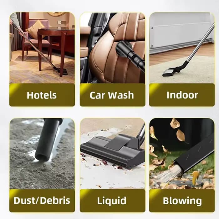 25L/40L soufflage humide et sec 3 en 1 aspirateur haute puissance magasin de lavage de voiture hôtel ménage Commercial
