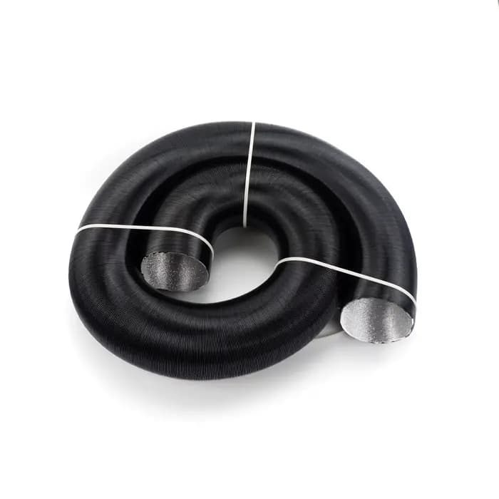 Diamètre intérieur 42 mm / 51 mm / 60 mm / 75 mm, tuyau de ventilation de 300 cm, noir, pour chauffage au diesel