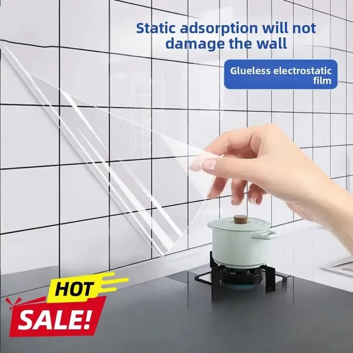 Protection Murale Anti-Graisse pour Cuisinière à Gaz - Accessoire de Cuisine Imperméable Anti-éclaboussures
