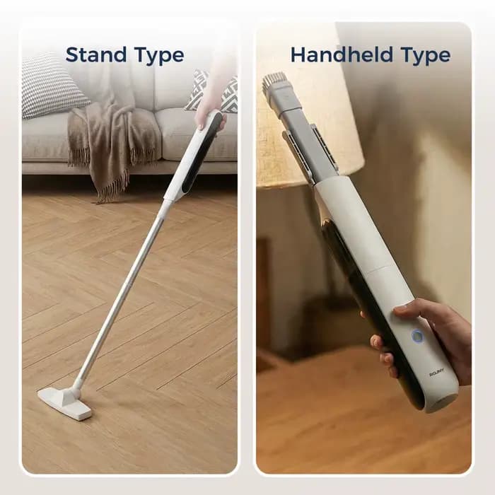 Aspirateur à main sans fil léger ROUNY avec lumière LED