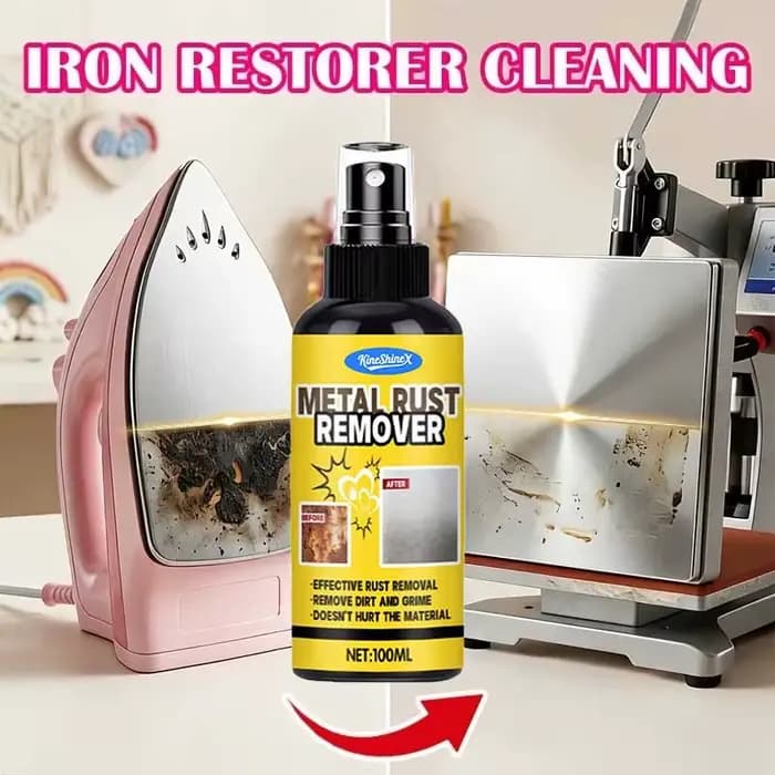Spray Nettoyant pour Fer à Repasser – Élimine Rapidement les Marques de Brûlure